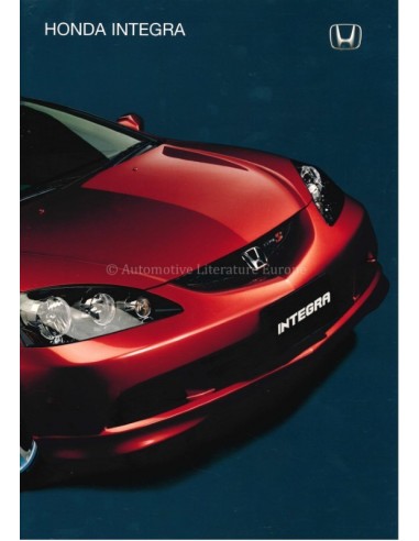2006 HONDA INTEGRA BROCHURE ENGLISH (AU)