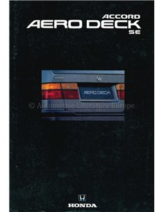 1992 HONDA ACCORD AERO DECK BROCHURE ENGELS