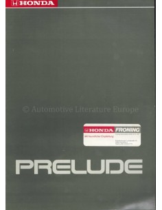 1988 HONDA PRELUDE BROCHURE DUITS