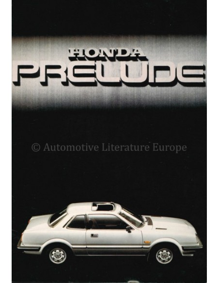 1979 HONDA PRELUDE PROSPEKT NIEDERLÄNDISCH
