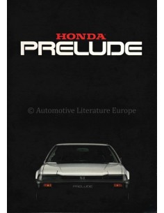 1983 HONDA PRELUDE BROCHURE NEDERLANDS