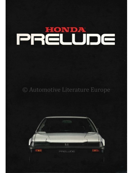 1983 HONDA PRELUDE BROCHURE NEDERLANDS