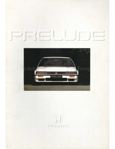 1986 HONDA PRELUDE PROSPEKT NIEDERLÄNDISCH