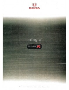 1997 HONDA INTEGRA TYPE R PROSPEKT DEUTSCH
