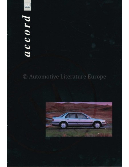 1991 HONDA ACCORD SALOON BROCHURE ENGLISH