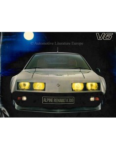 1979 ALPINE A310 V6 BROCHURE NEDERLANDS