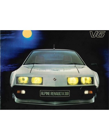 1980 ALPINE A310 V6 PROSPEKT FRANZÖSISCH