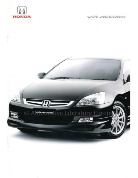 2005 HONDA V6 ACCORD SEDAN BROCHURE ENGELS