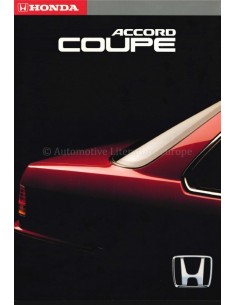 1992 HONDA ACCORD COUPE BROCHURE ENGELS