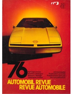 1976 AUTOMOBIL REVUE JAHRESKATALOG DEUTSCH FRANZÖSISCH
