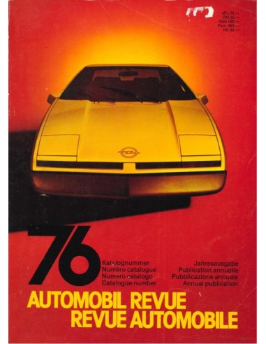 1976 AUTOMOBIL REVUE YEARBOOK GERMAN FRENCH