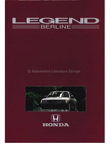 1988 HONDA LEGEND SALOON BROCHURE FRANCE