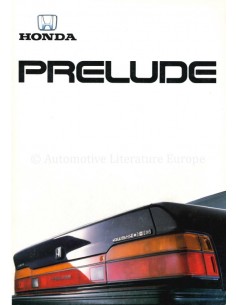 1988 HONDA PRELUDE BROCHURE DUTCH