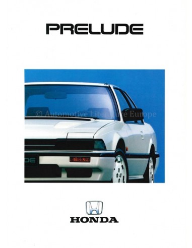 1986 HONDA PRELUDE BROCHURE GERMAN