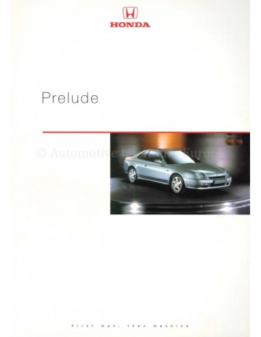 2000 HONDA PRELUDE BROCHURE NEDERLANDS
