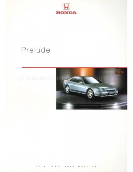 2000 HONDA PRELUDE BROCHURE NEDERLANDS