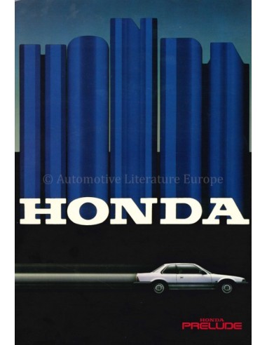 1984 HONDA PRELUDE BROCHURE NEDERLANDS