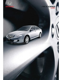 2006 HONDA ACCORD EURO PROSPEKT ENGLISCH (NZ)