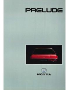 1989 HONDA PRELUDE BROCHURE ZWEEDS