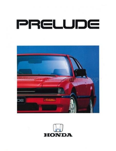 1987 HONDA PRELUDE PROSPEKT NIEDERLÄNDISCH