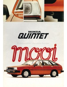 1981 HONDA QUINTET BROCHURE NEDERLANDS