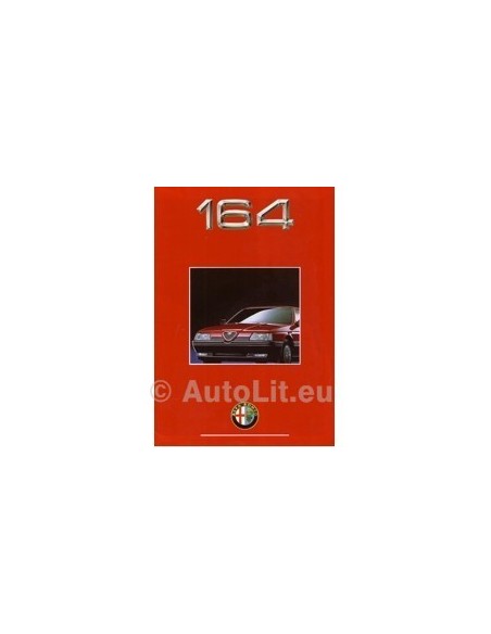 1990 ALFA ROMEO 164 BROCHURE NEDERLANDS