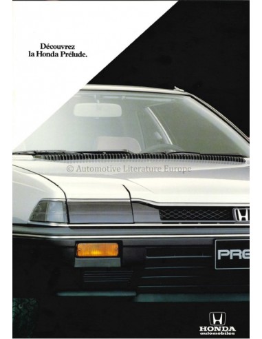 1984 HONDA PRELUDE BROCHURE FRANS