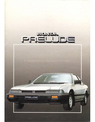 1983 HONDA PRELUDE PROSPEKT NIEDERLÄNDISCH