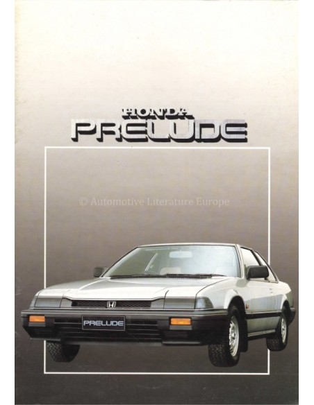 1983 HONDA PRELUDE PROSPEKT NIEDERLÄNDISCH