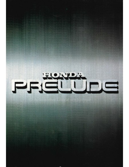 1979 HONDA PRELUDE BROCHURE NEDERLANDS