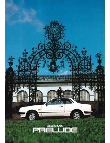 1981 HONDA PRELUDE BROCHURE DUTCH