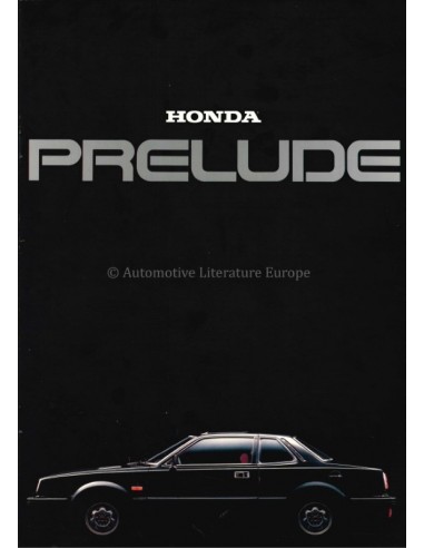 1979 HONDA PRELUDE BROCHURE NEDERLANDS