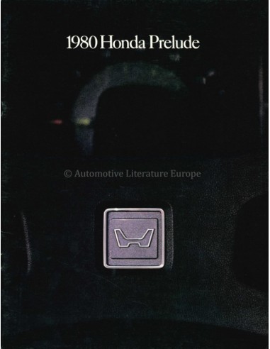 1980 HONDA PRELUDE BROCHURE ENGLISH (US)