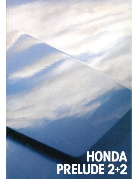 1981 HONDA PRELUDE BROCHURE DUITS (CH)