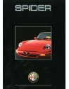 1990 ALFA ROMEO SPIDER BROCHURE NIEDERLÄNDISCH