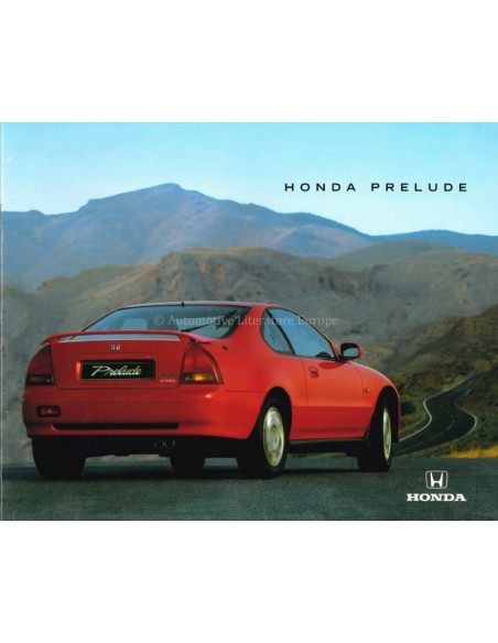 1993 HONDA PRELUDE BROCHURE NEDERLANDS