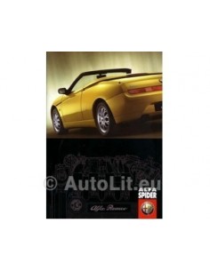 2001 ALFA ROMEO SPIDER BROCHURE NEDERLANDS