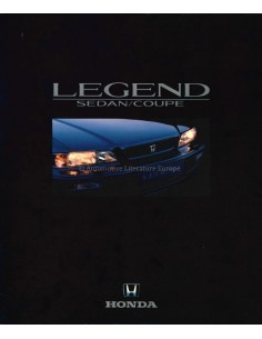 1991 HONDA LEGEND SALOON / COUPE BROCHURE DUTCH
