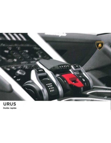 2019 LAMBORGHINI URUS VERKORT INSTRUCTIEBOEKJE FRANS