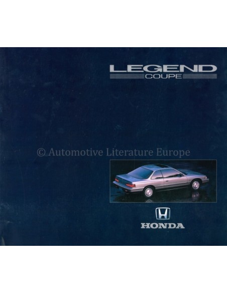 1988 HONDA LEGEND COUPE BROCHURE FRENCH
