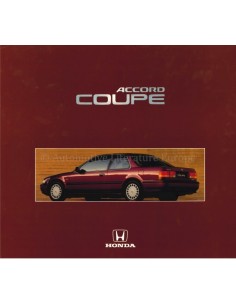 1992 HONDA ACCORD COUPE PROSPEKT NIEDERLÄNDISCH