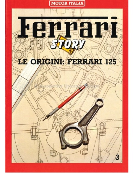 1985 FERRARI STORY FERRARI 125 MAGAZINE 3 ENGLISH / ITALIAN