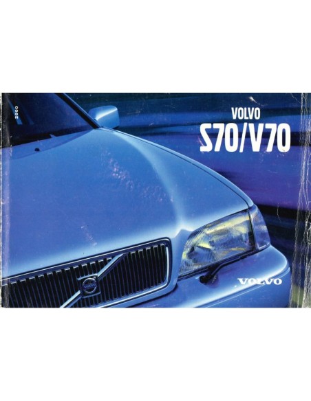 2000 VOLVO S70 / V70 OWNERS MANUAL GERMAN