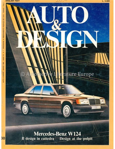 1985 AUTO & DESIGN MAGAZINE ITALIENISCH & ENGLISCH 30