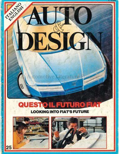 1984 AUTO & DESIGN MAGAZINE ITALIAN & ENGLISH 25
