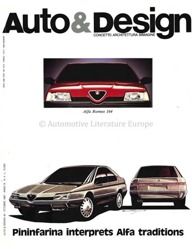 1987 AUTO & DESIGN MAGAZIN ITALIENISCH & ENGLISCH 45