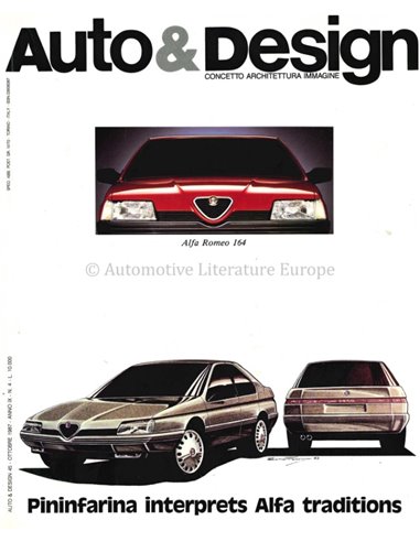 1987 AUTO & DESIGN MAGAZINE ITALIAN & ENGLISH 45