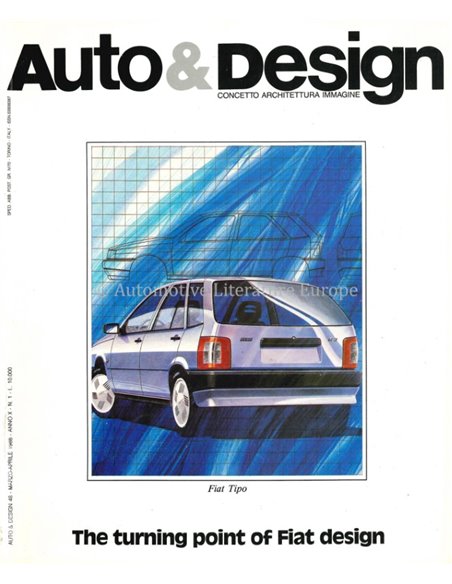 1988 AUTO & DESIGN MAGAZINE ITALIAN & ENGLISH 48