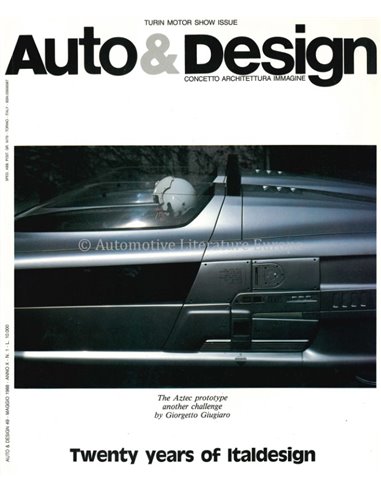 1988 AUTO & DESIGN MAGAZINE ITALIAN & ENGLISH 49