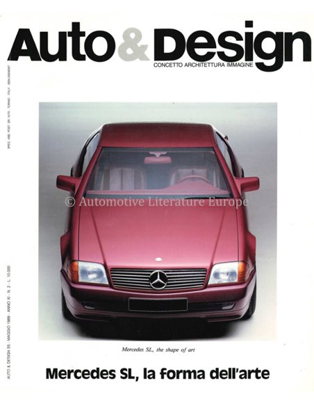 1989 AUTO & DESIGN MAGAZINE ITALIAN & ENGLISH 55